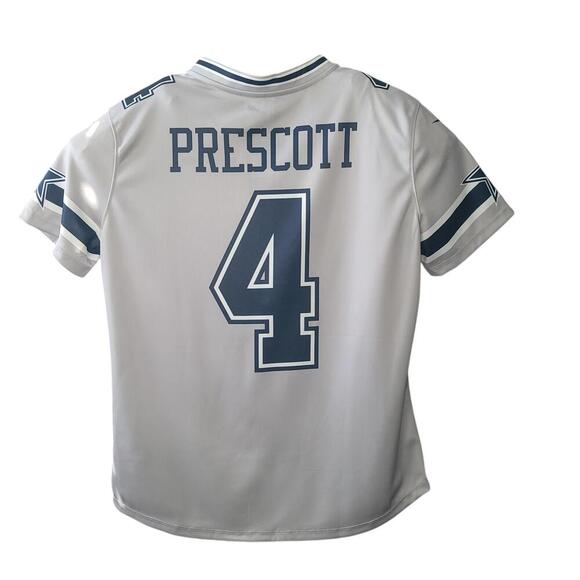 NFL Tops - Nike Dallas Cowboys Dak Prescott Women's Jersey - Size M - Gray